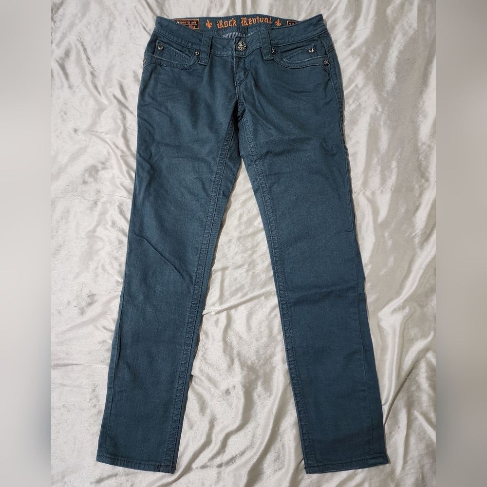 Rock Revival Johanna Skinny Low Rise Colored Jeans